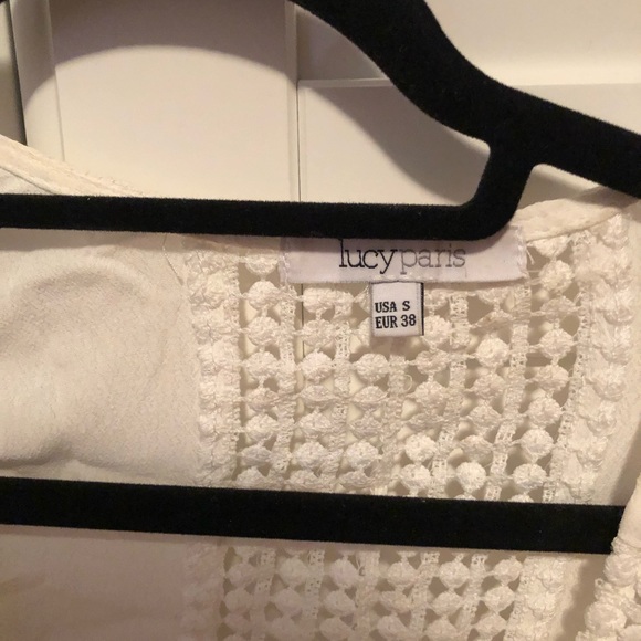 Revolve white long sleeve romper - Picture 3 of 7